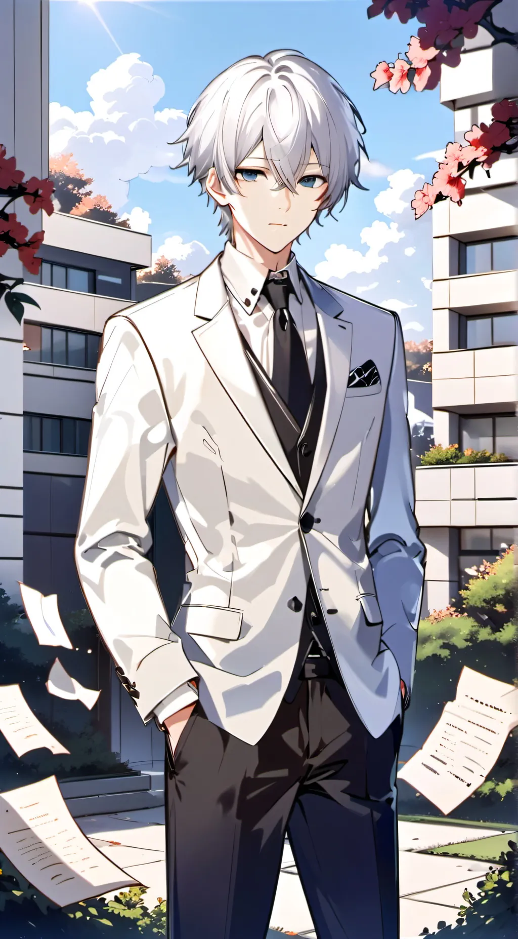 ai character: (highschool love) background