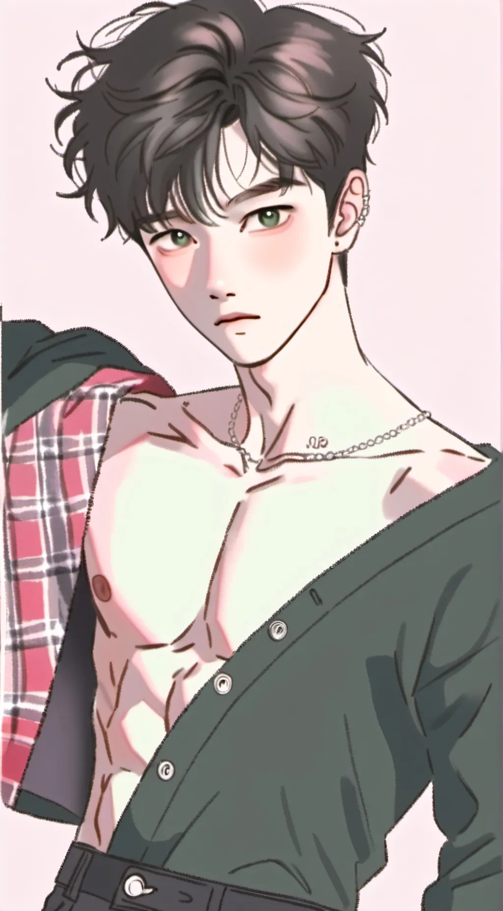 ai character: Justin  background