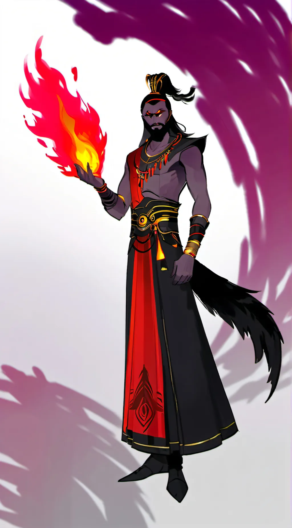 ai character: demonic denny background