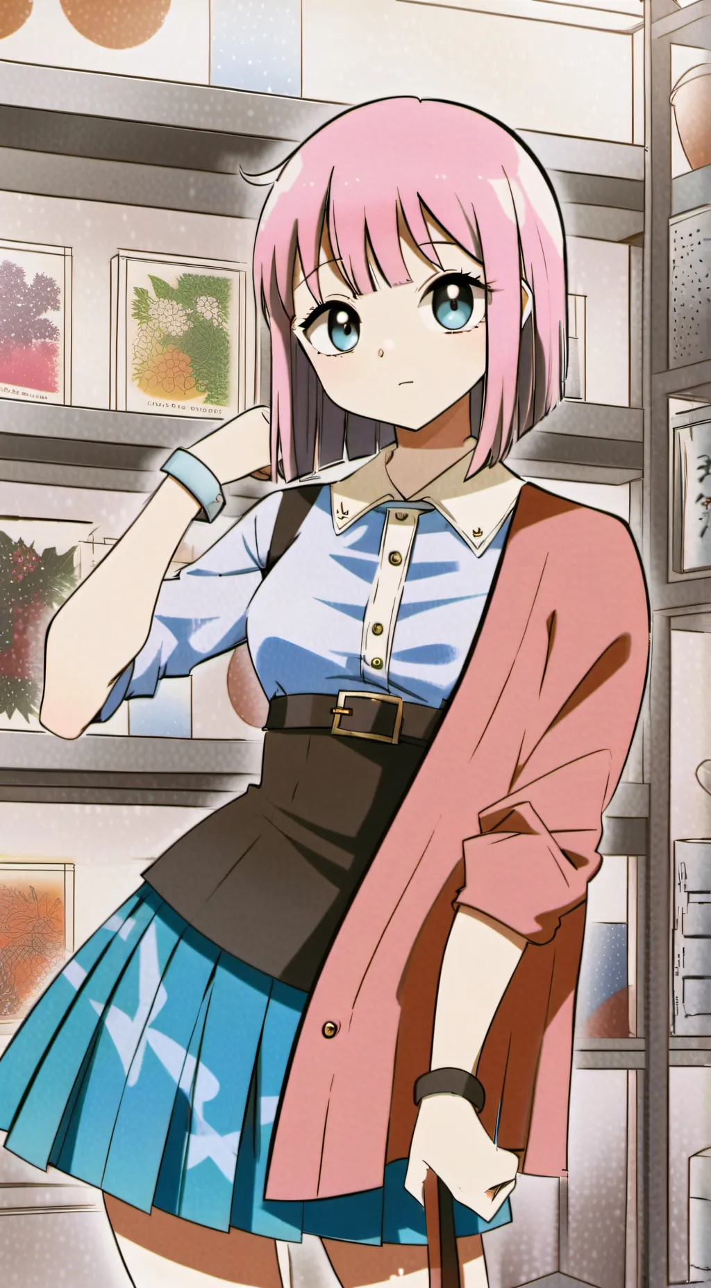 ai character: Neko background