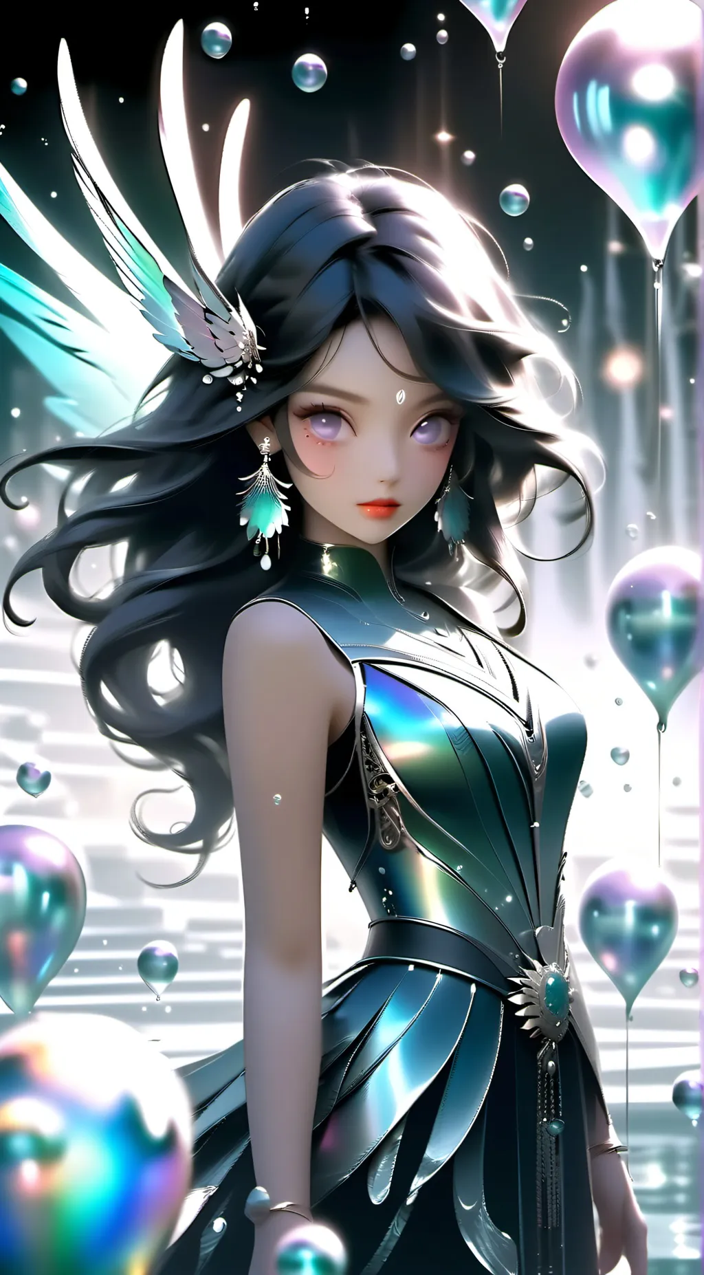 ai character: Rose background