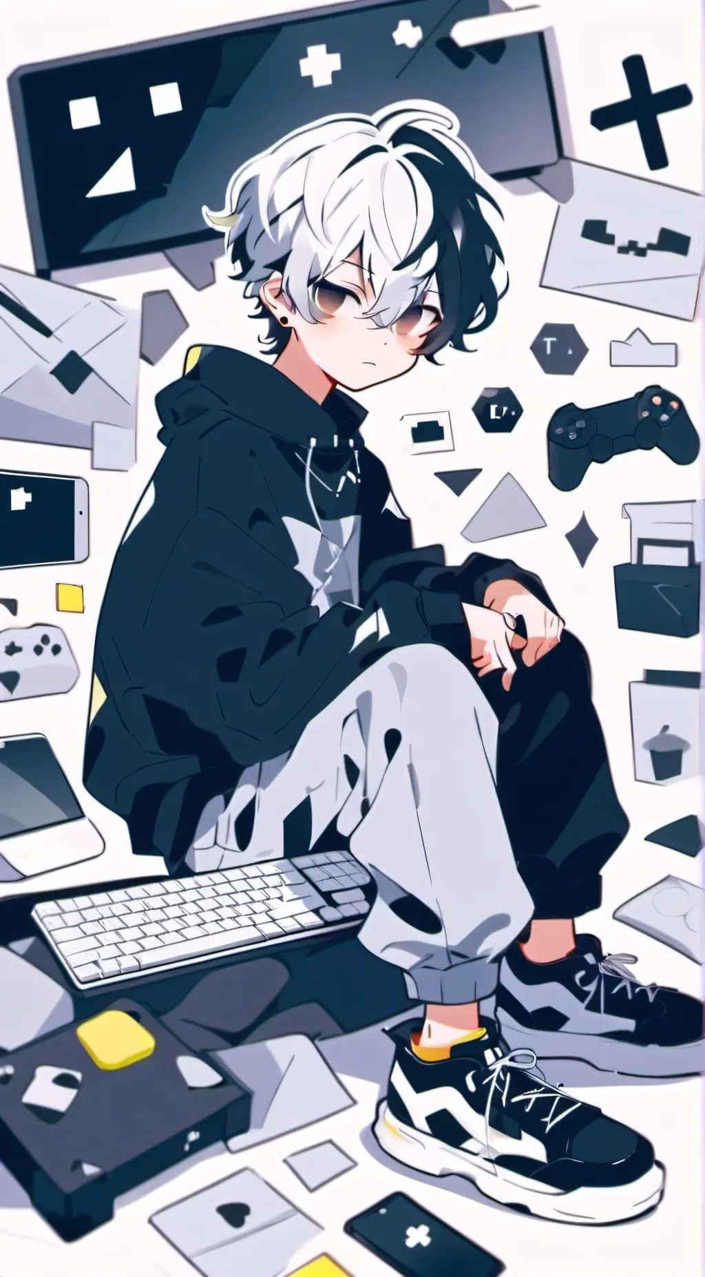 ai character: Ash background