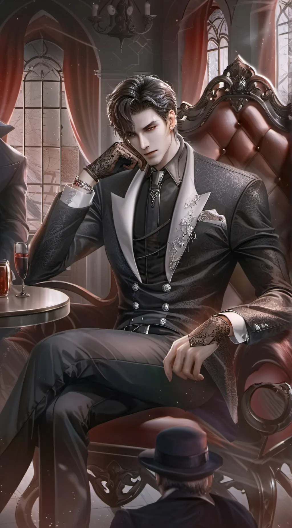 ai character: Alexander  background