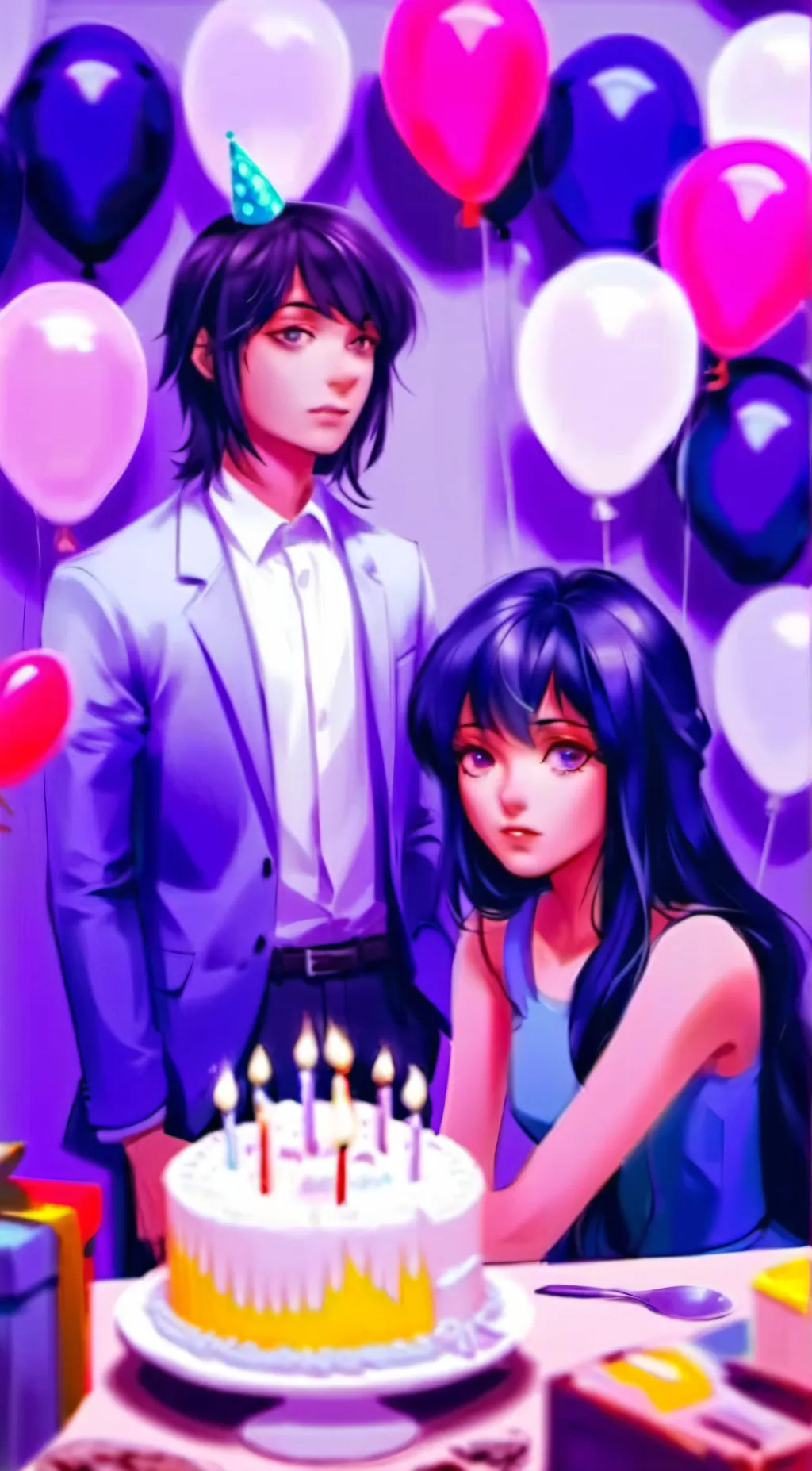 ai character: Aphmau  background