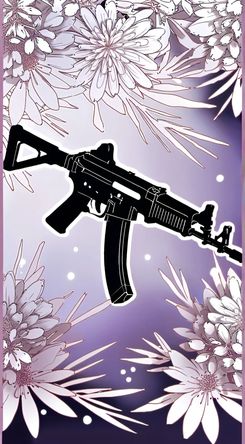 ai character: An AK-47 background