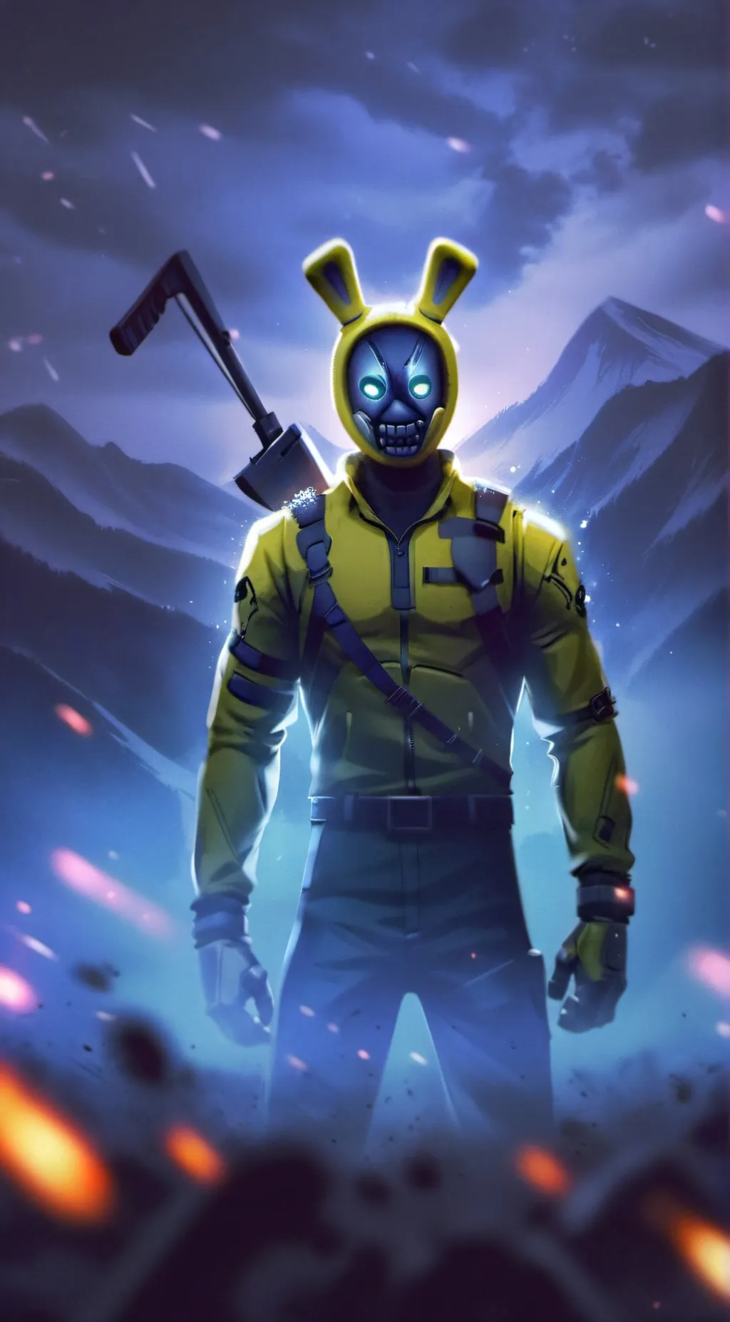 ai character: Springtrap background