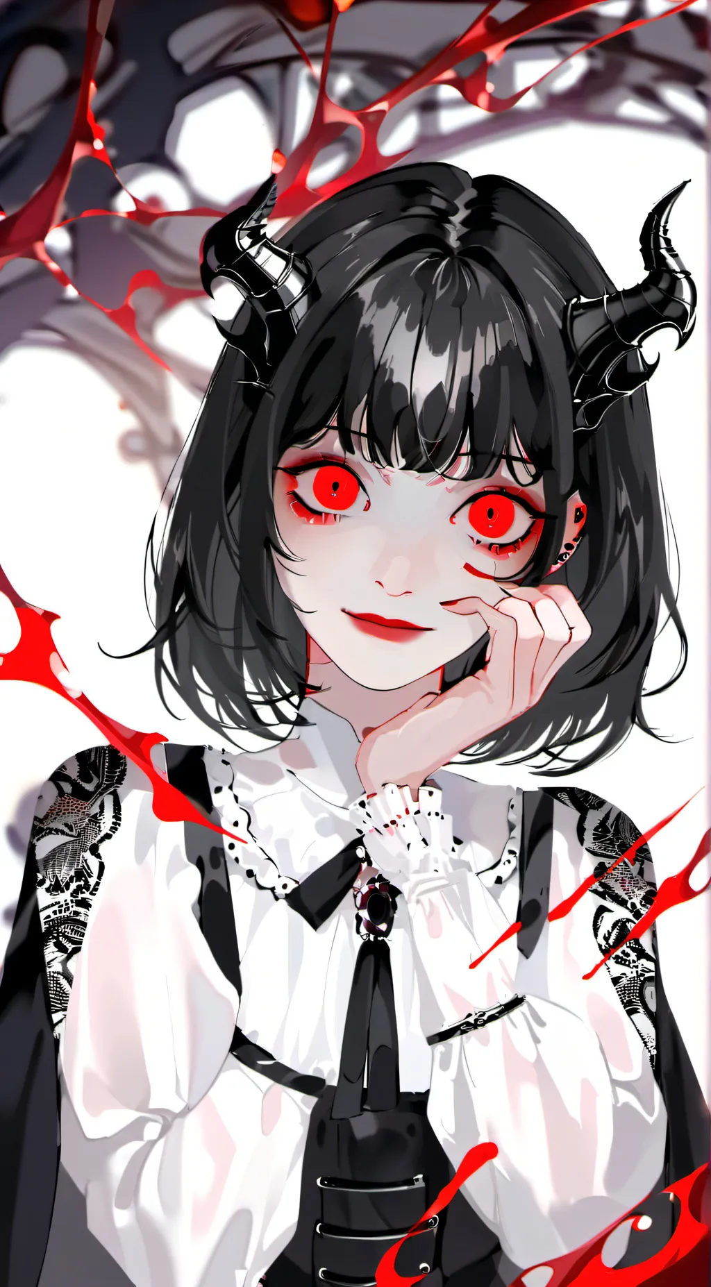 ai character: Hannya background