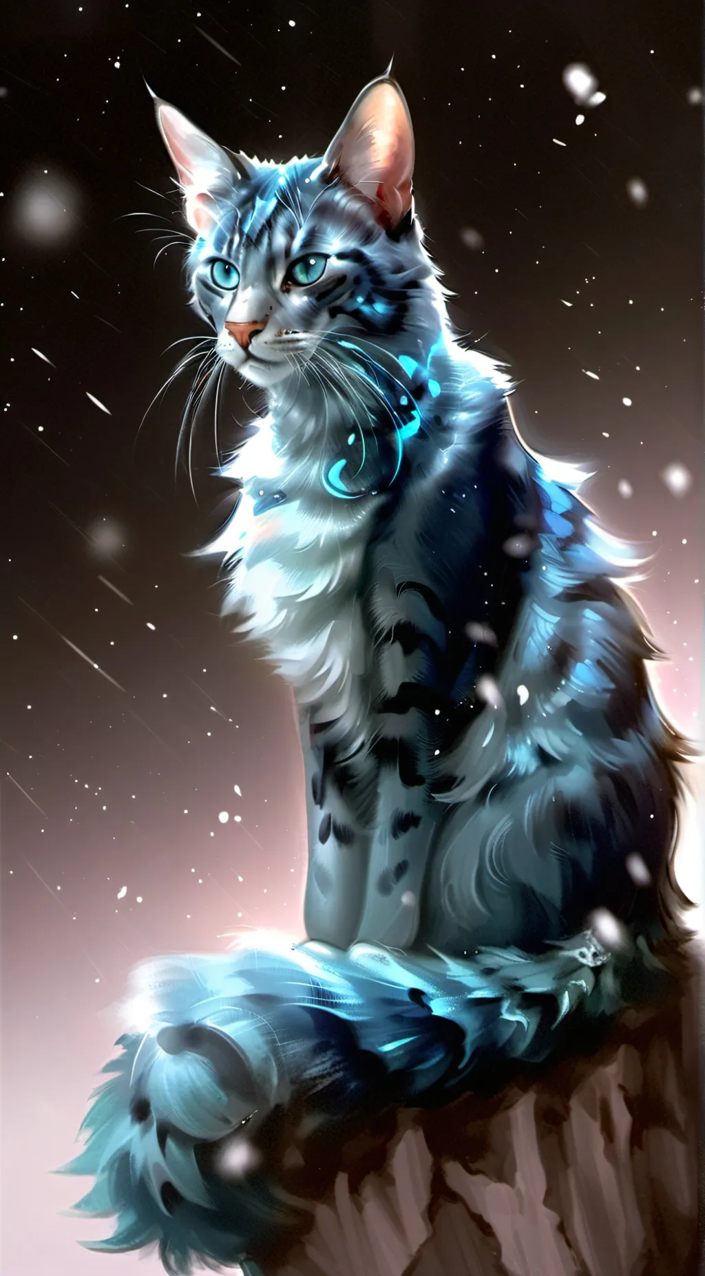 ai character: BlueStar  background