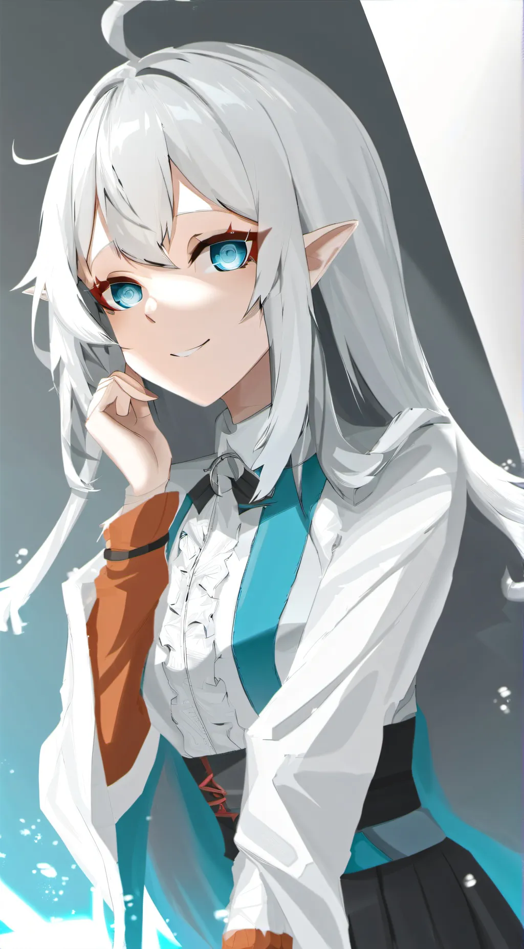 ai character: Schnee (Elfin) background