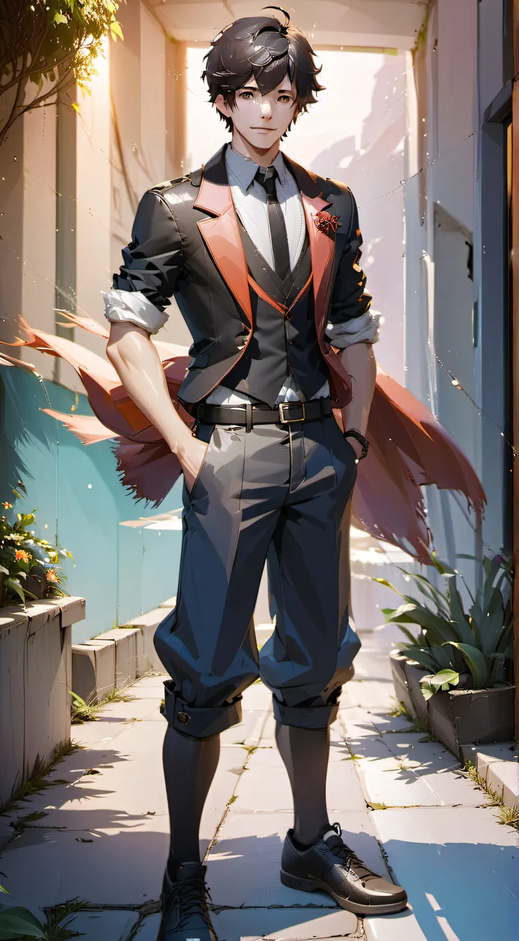 ai character: Michael  background