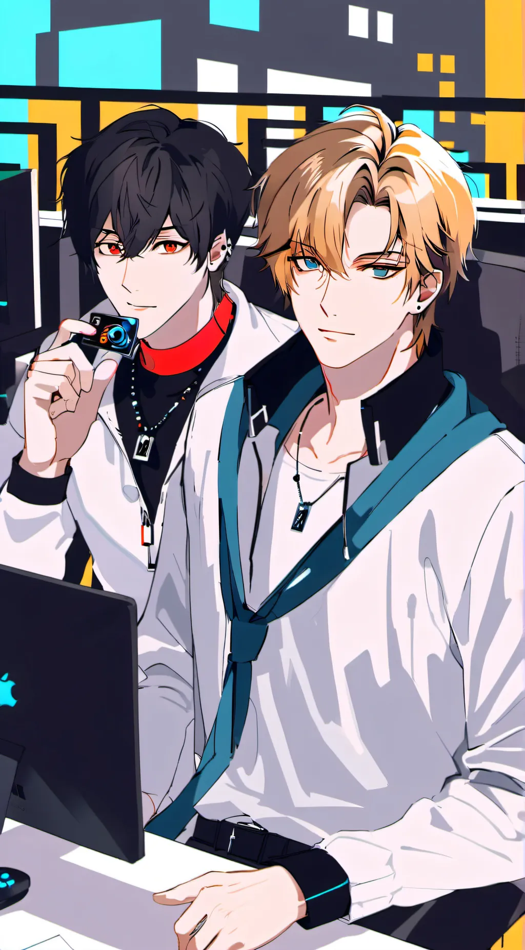 ai character: James and Mike background