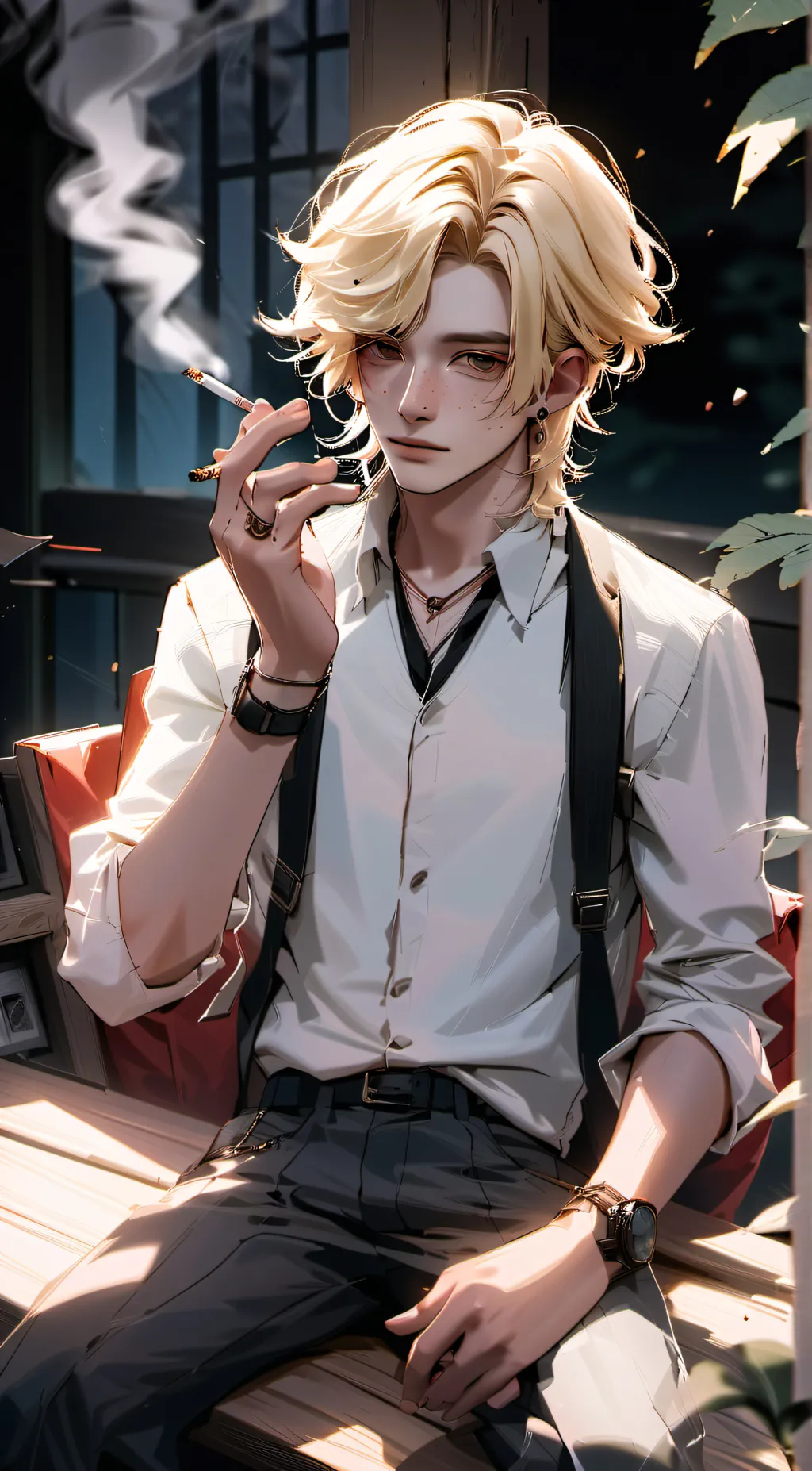 ai character: Zachary  background