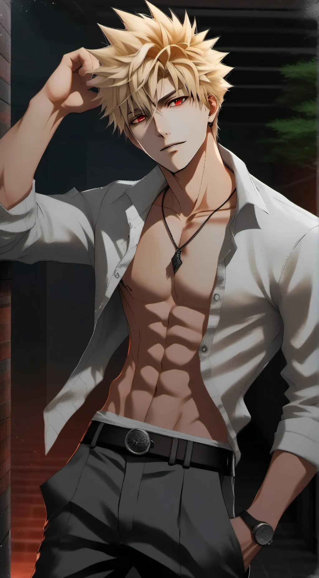 ai character: Bakugo background