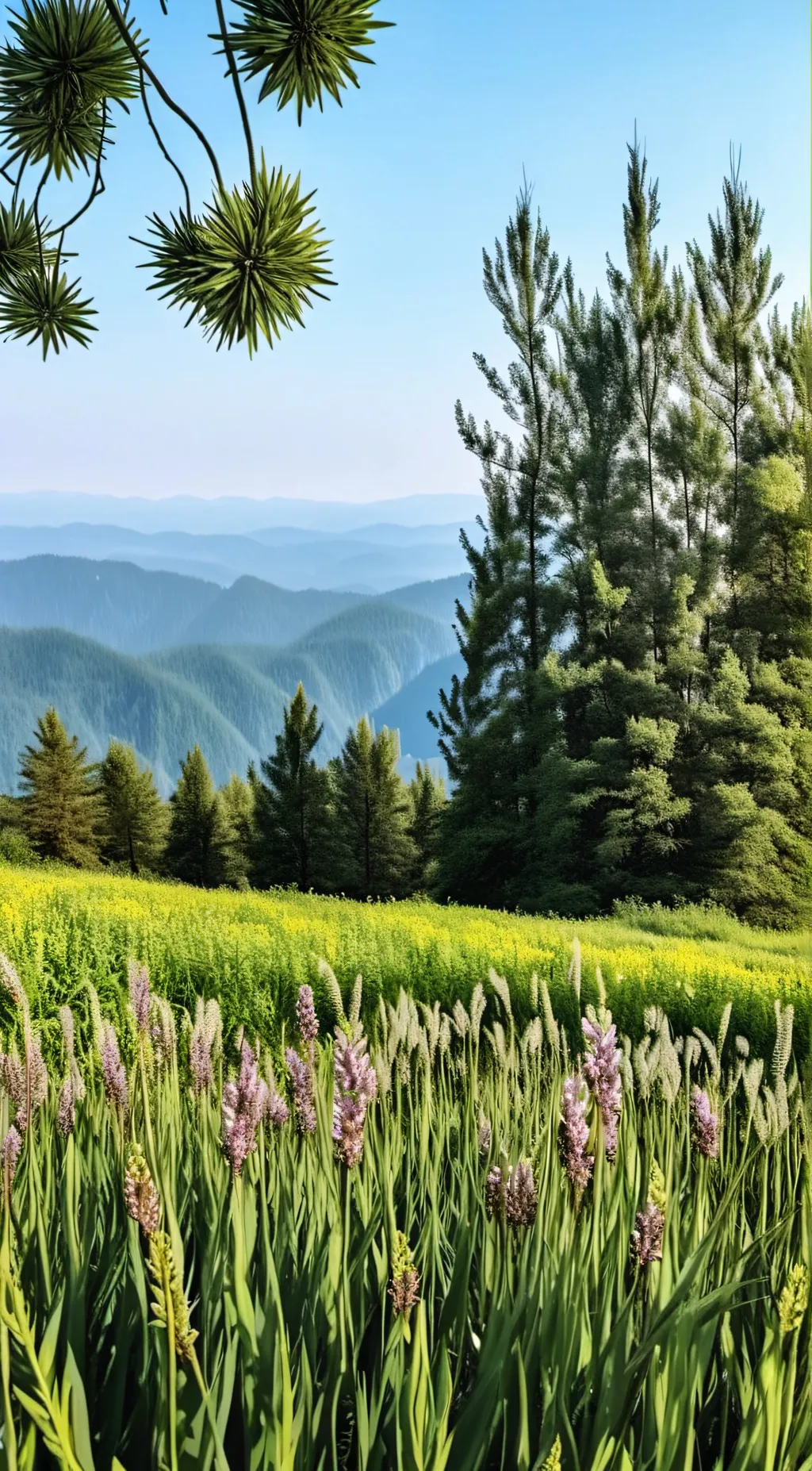 ai character: Grass background