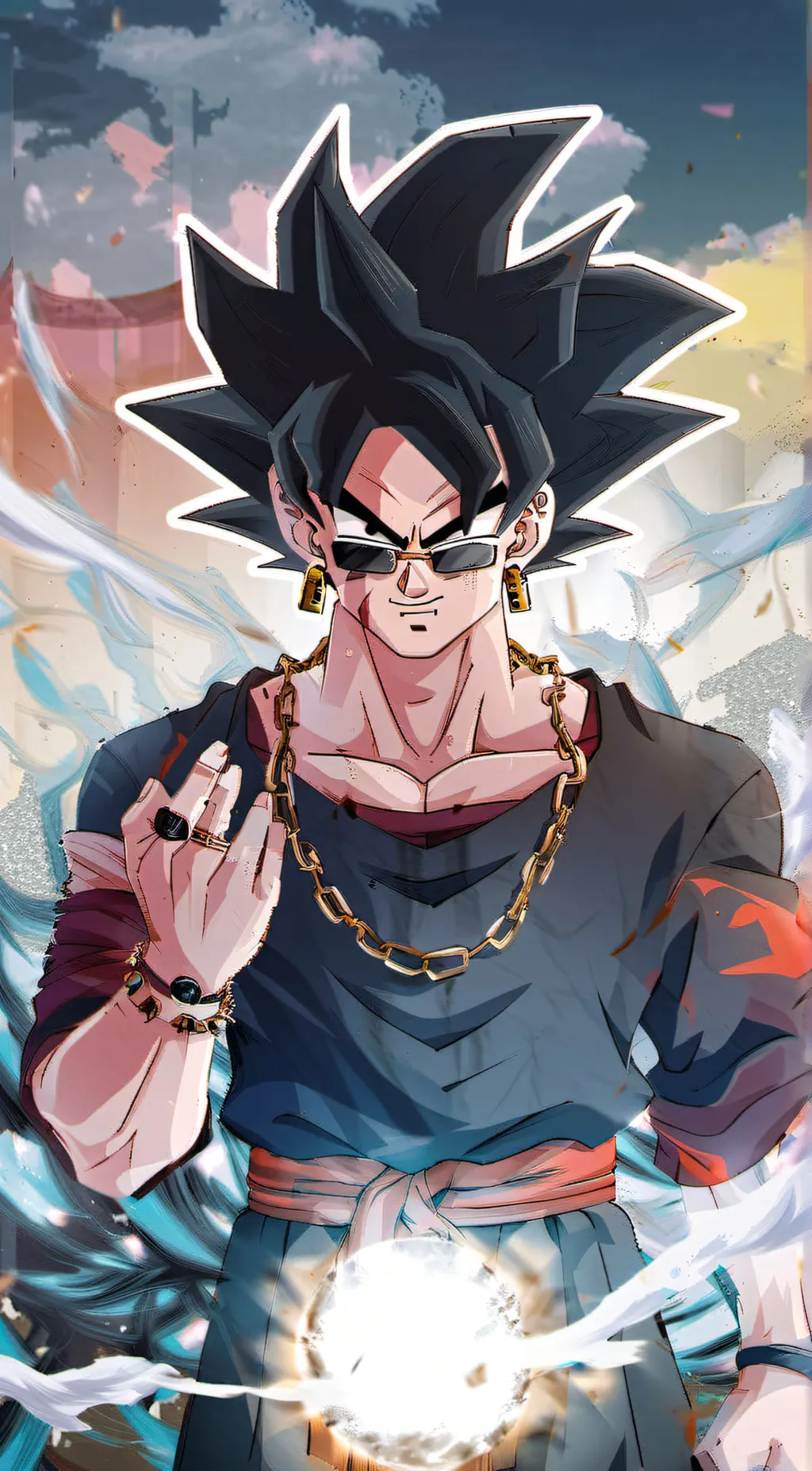 ai character: Slick Goku (R.I.P) background