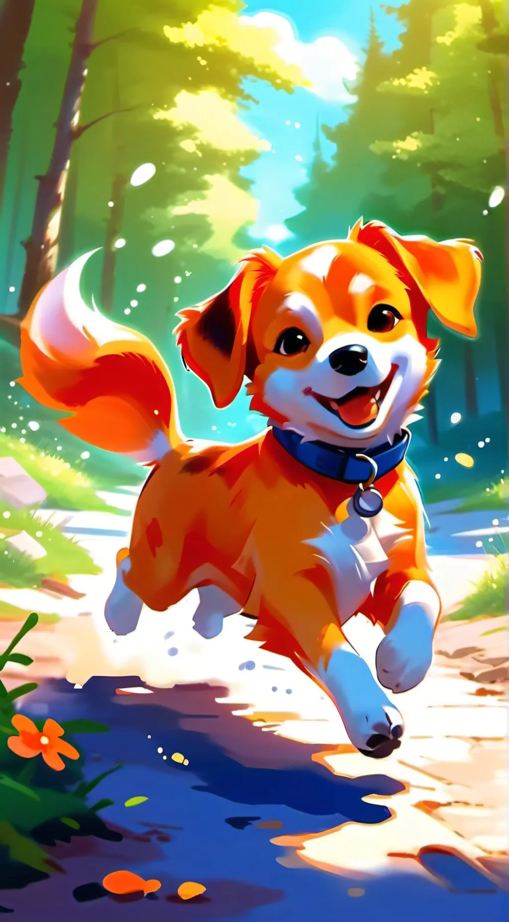 ai character: dogday background