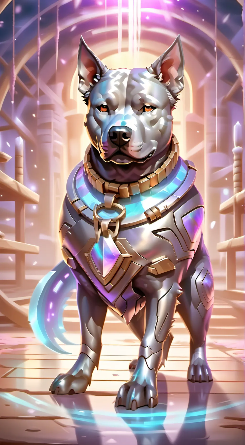 ai character: dangerous pitbull background