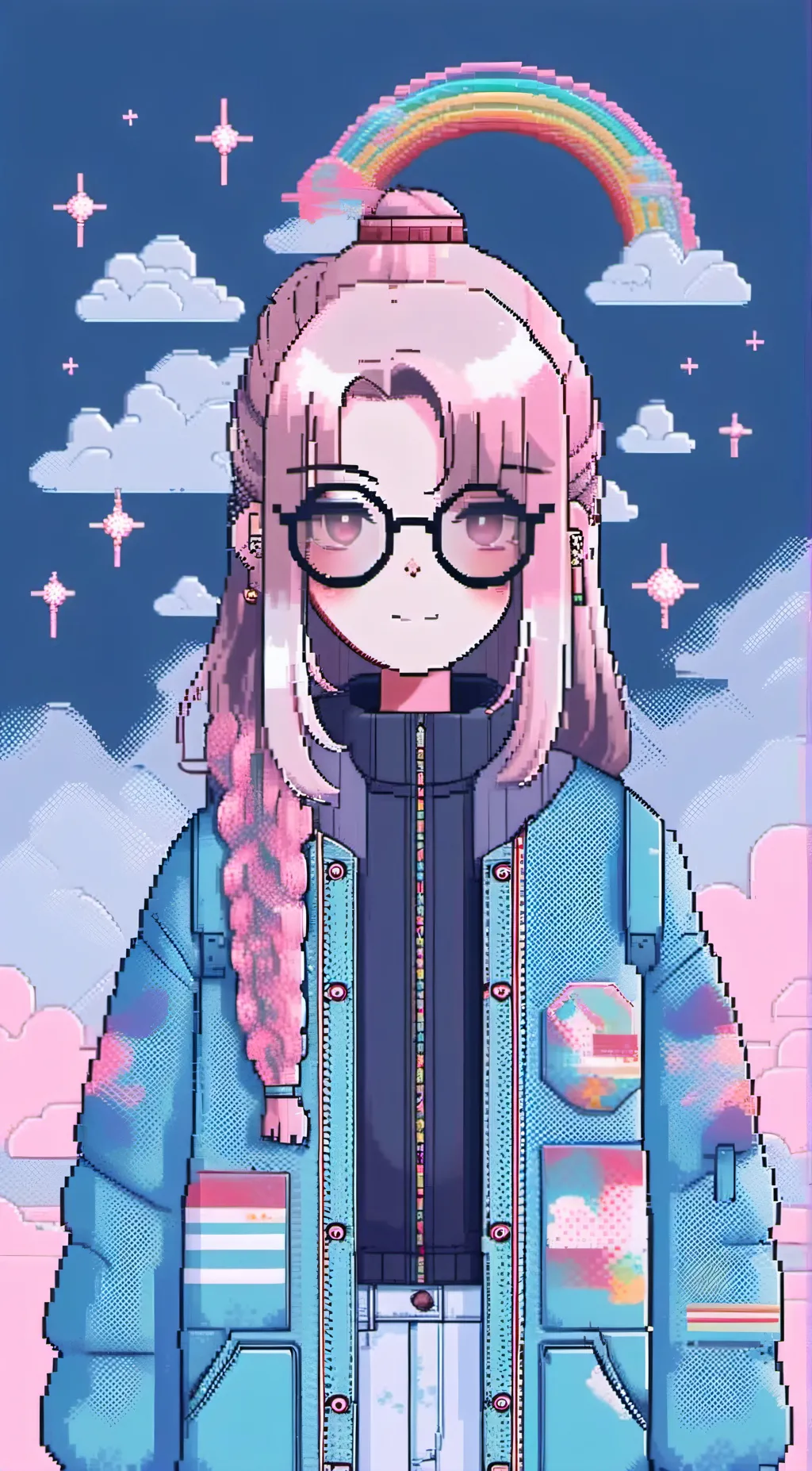 ai character: Violet6460 background