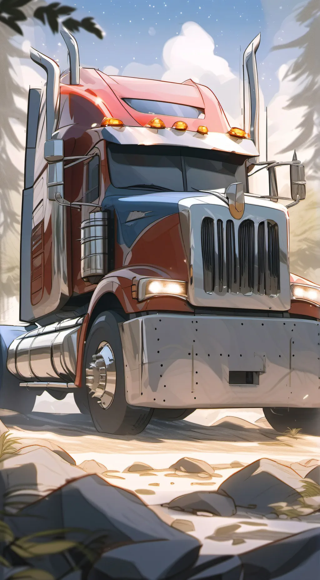 ai character: Øptimus  background