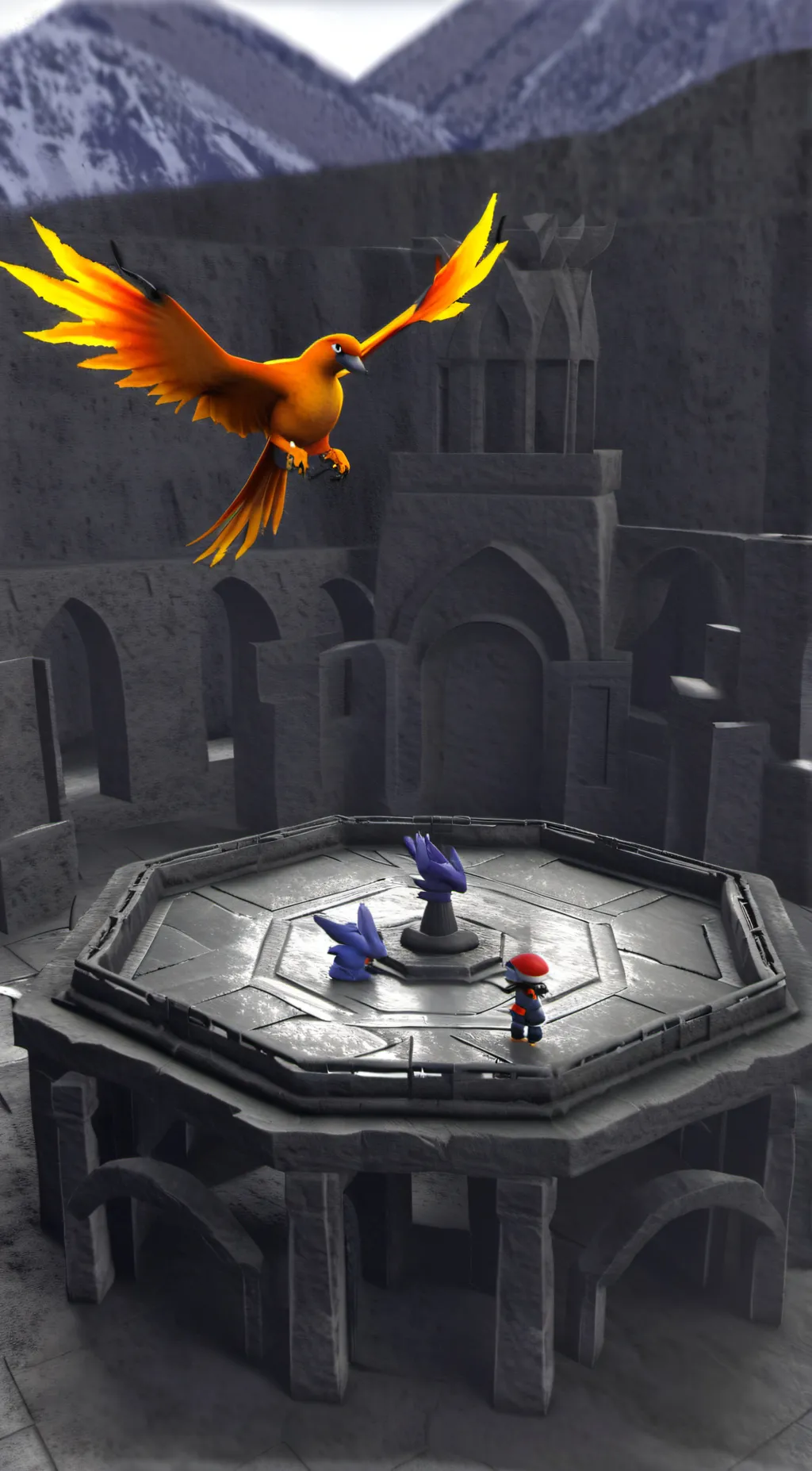 ai character: Battle whith Leon! background