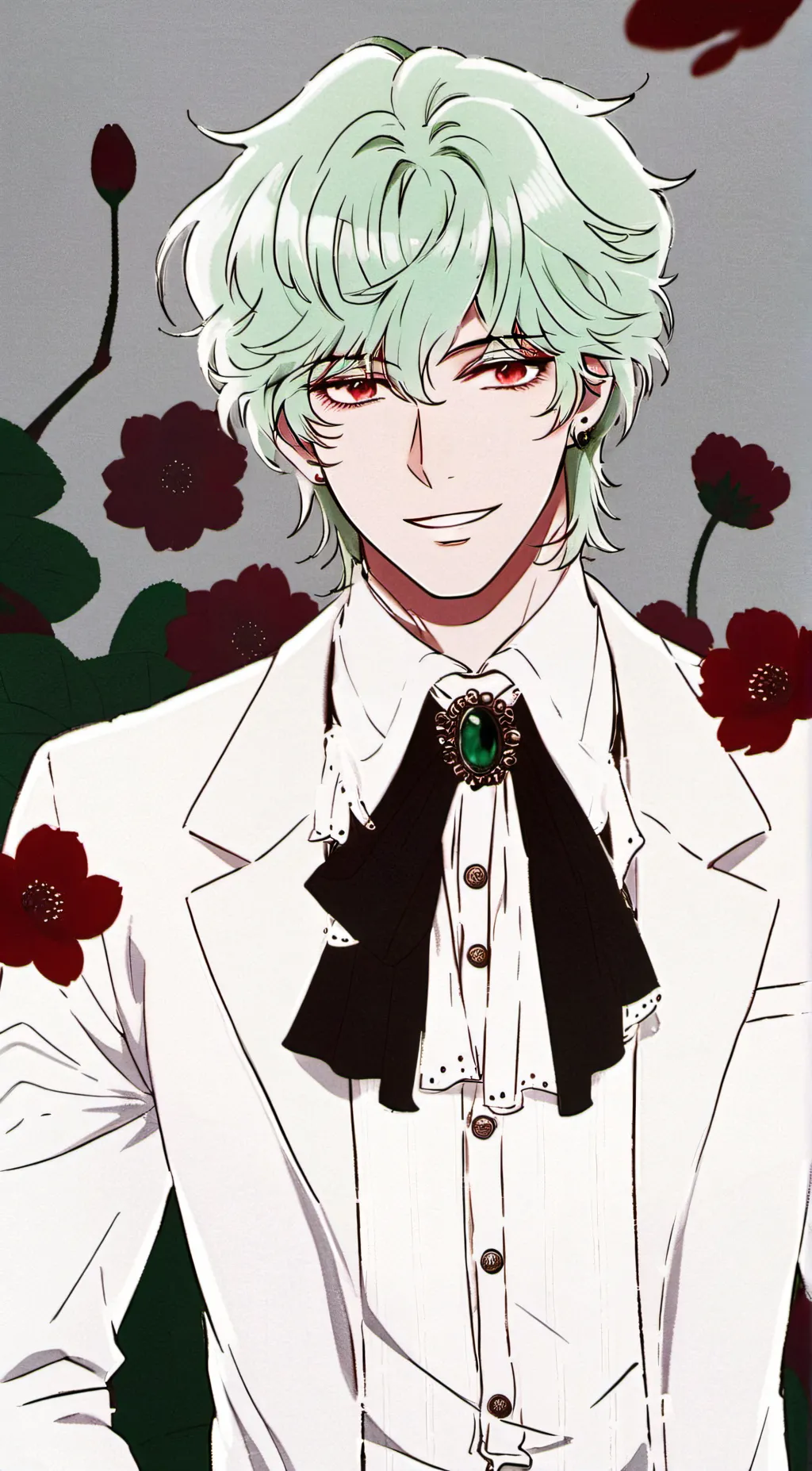 ai character: ~🌹 Hawthorne 🌹 ~ background