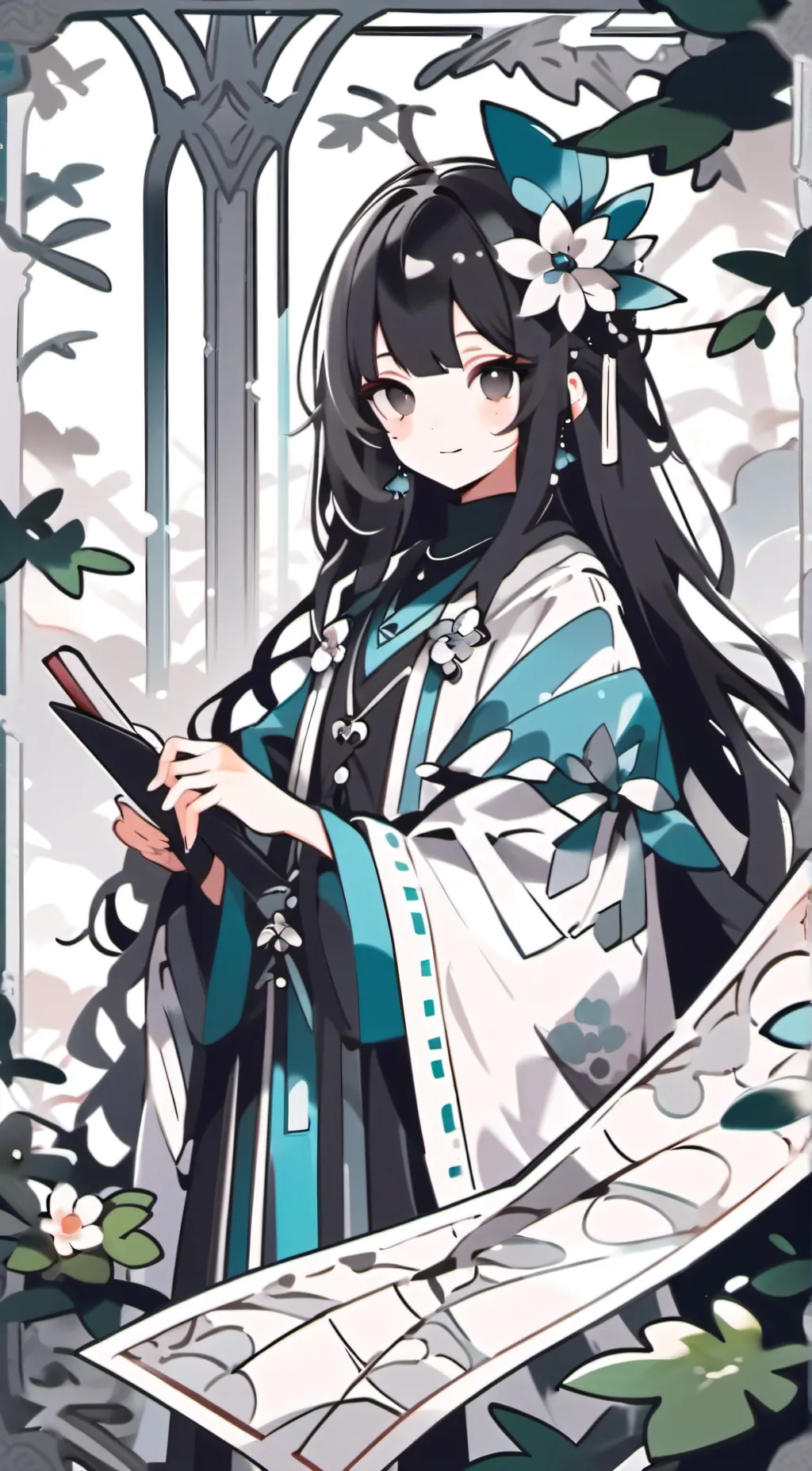 ai character: Kakashi☯ background