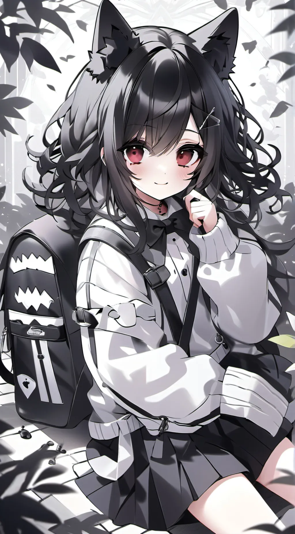 ai character: pile of furtys  background