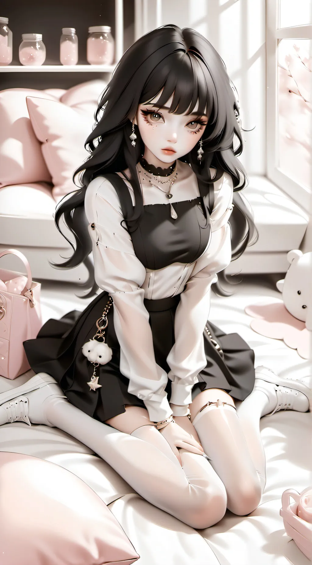 ai character: Katy background