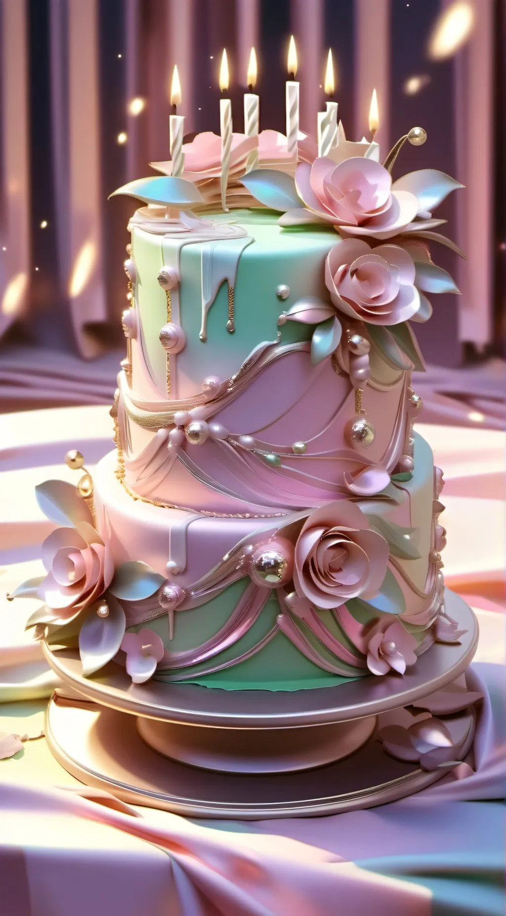 ai character: Talkies birthday! background