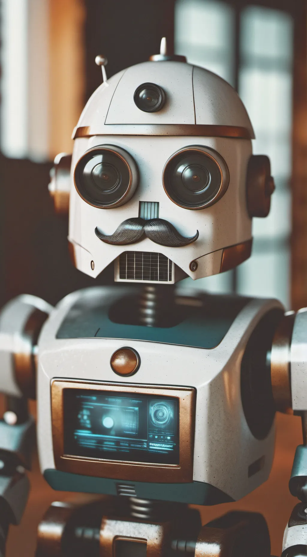 ai character: German Robot background