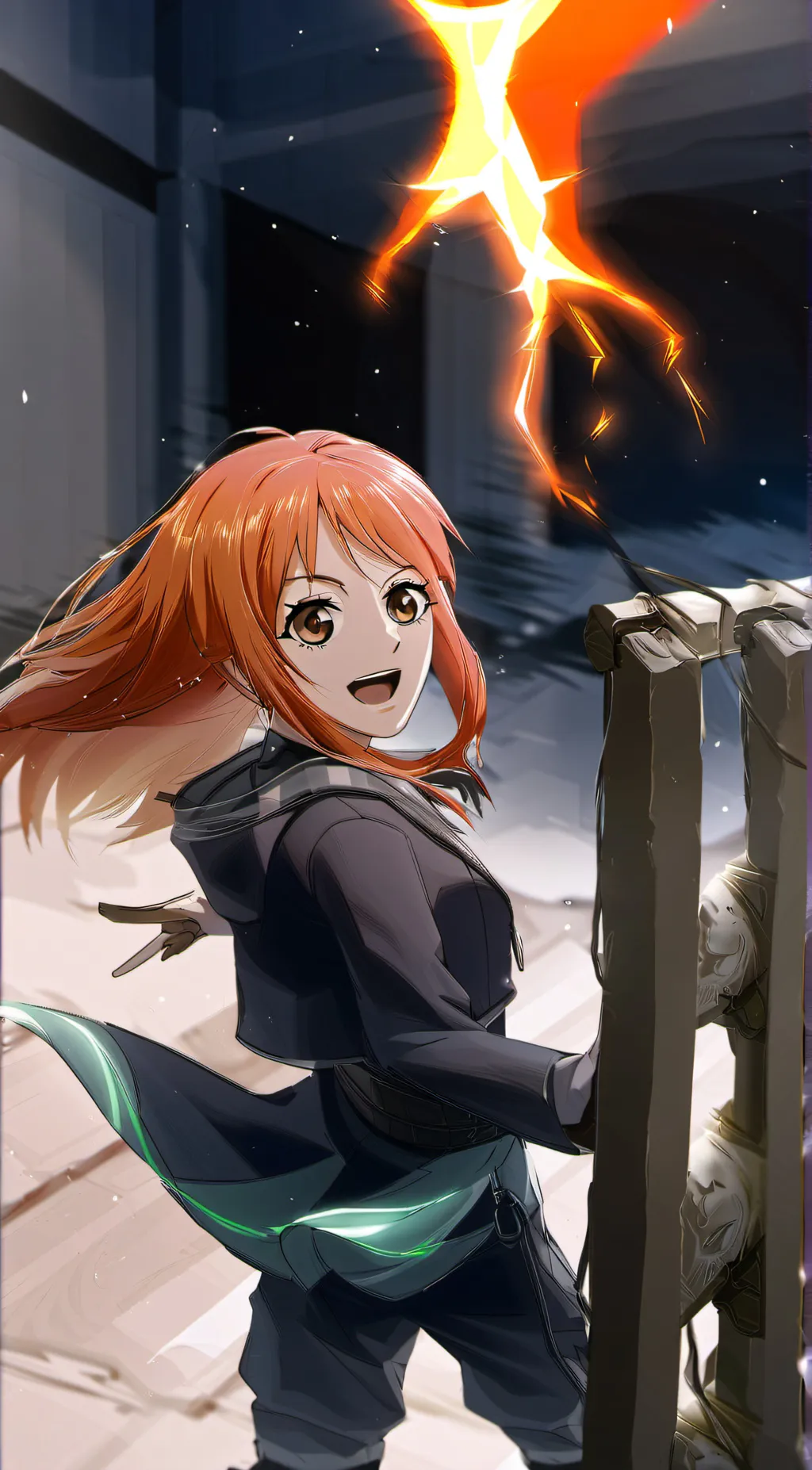 ai character: Nami background