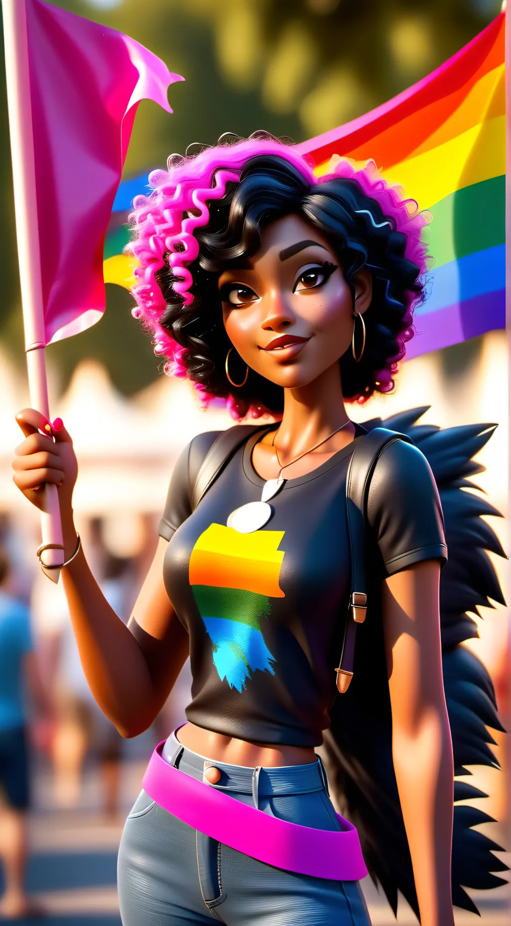 ai character: Kipper(pride) background