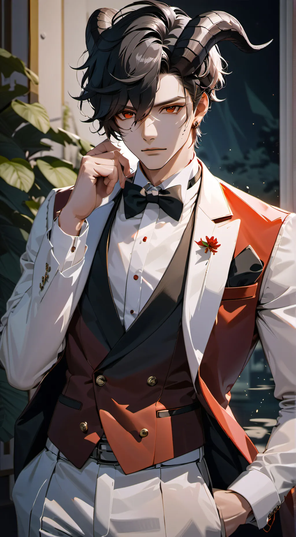 ai character: Alex the demon background