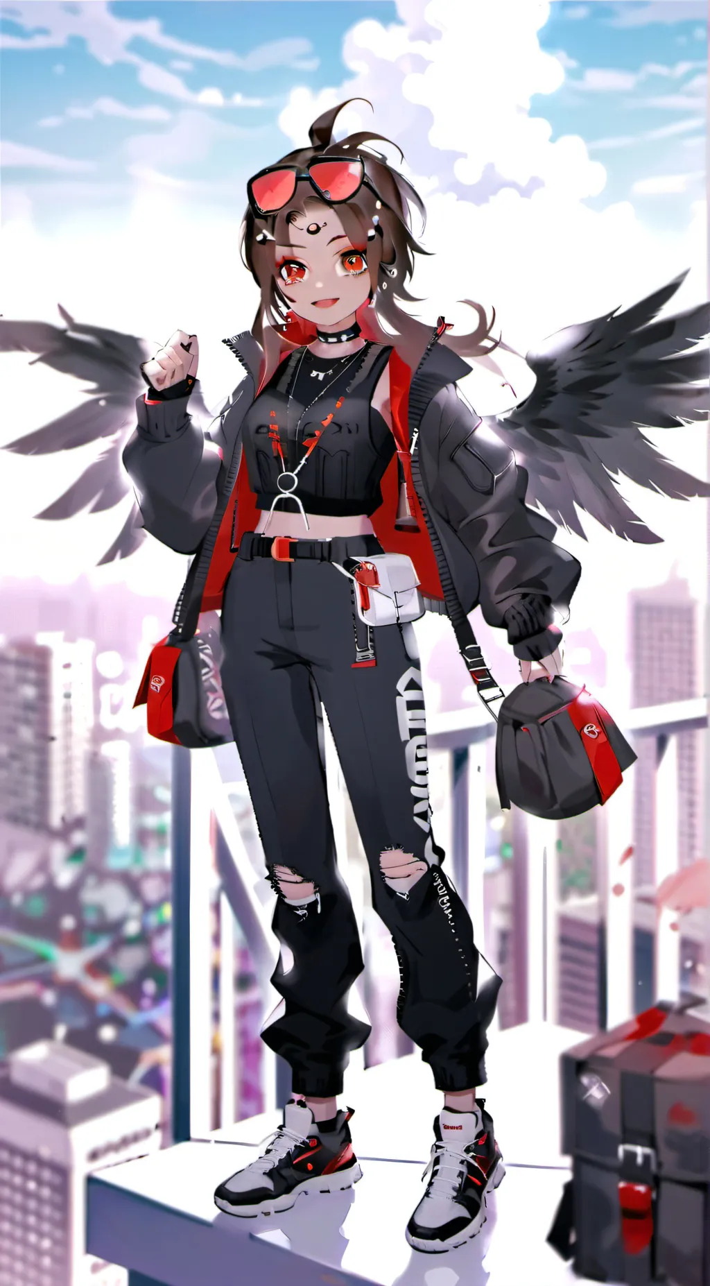 ai character: Izzy background