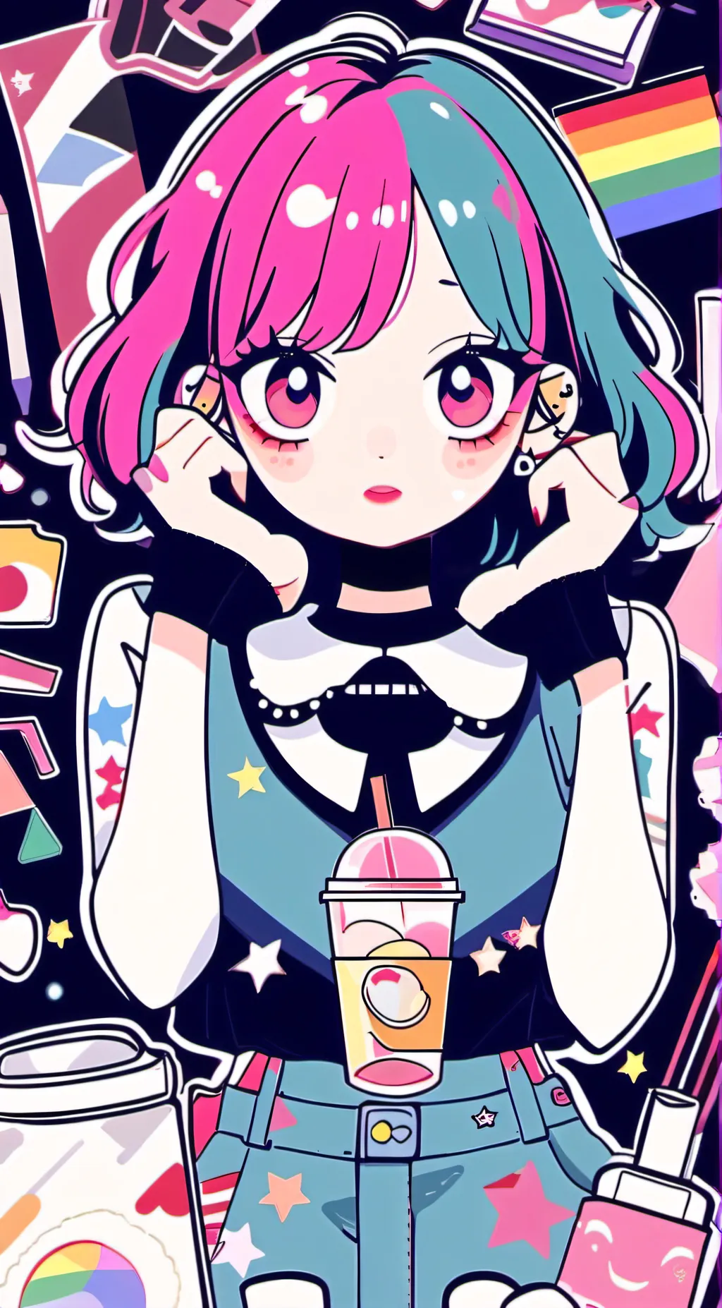 ai character: bobba girl background