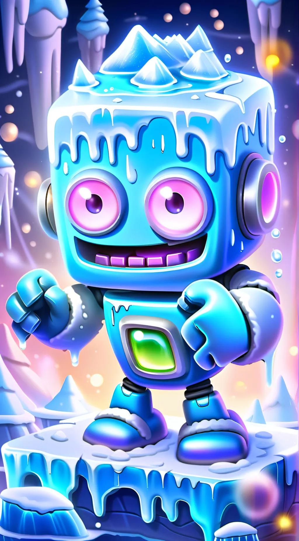 ai character: {cold wubbox} background