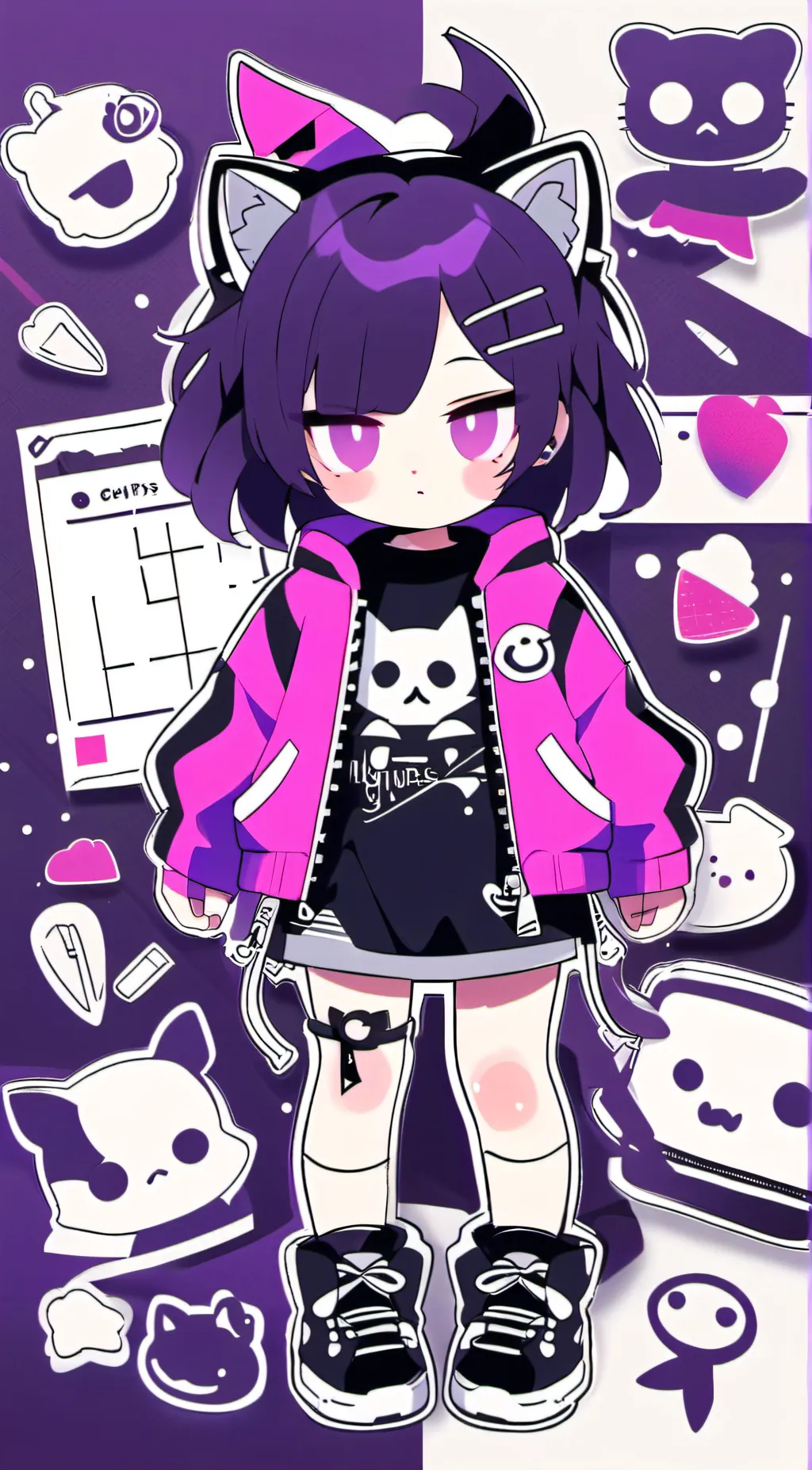 ai character: Baby Alitch background