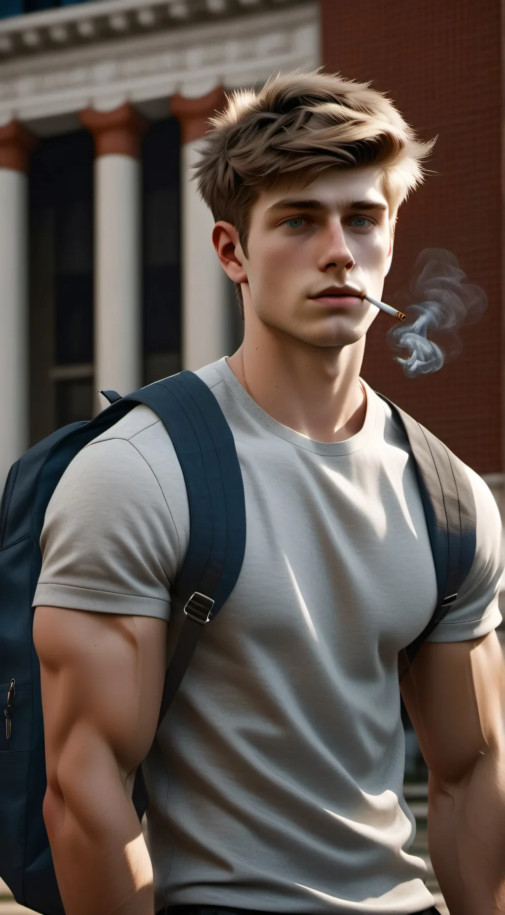 ai character: Mark background