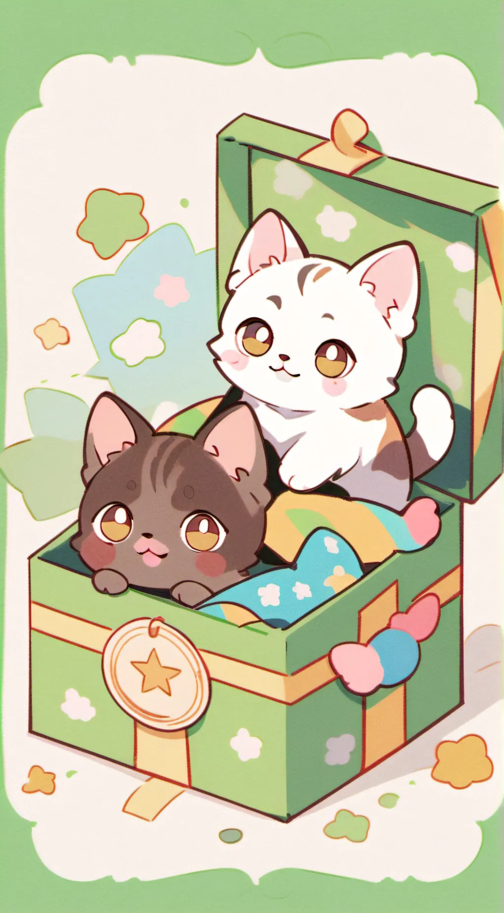 ai character: a homeless cat background