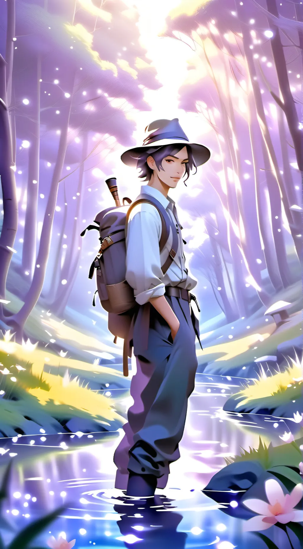 ai character: Lucas background