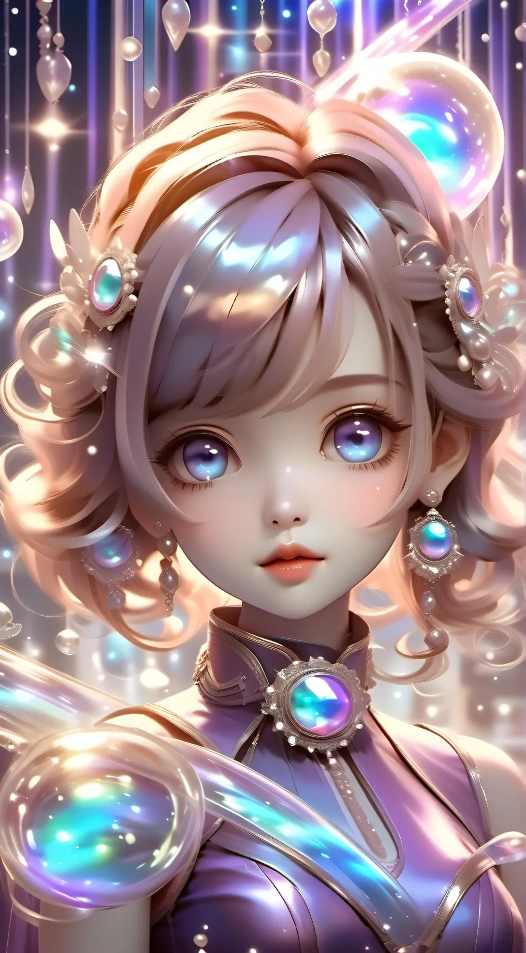 ai character: rose background