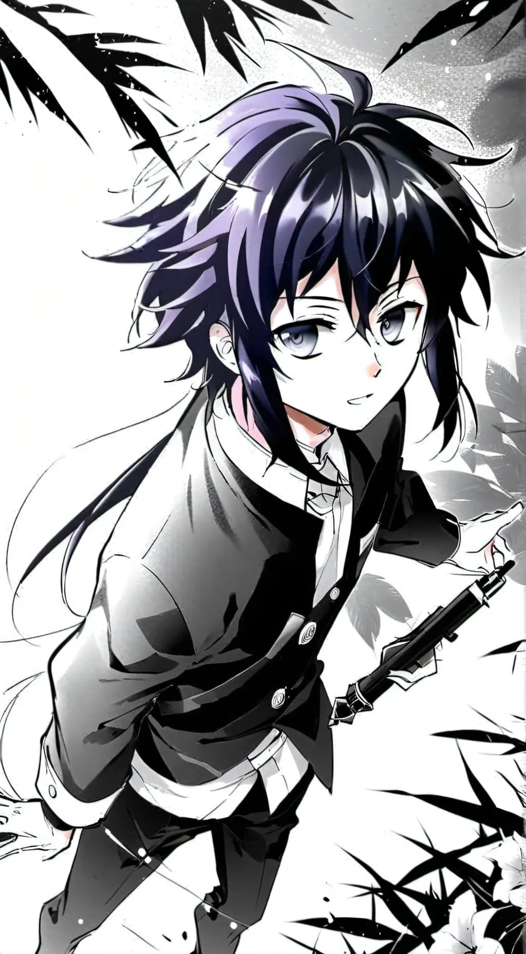 ai character: High school.... background