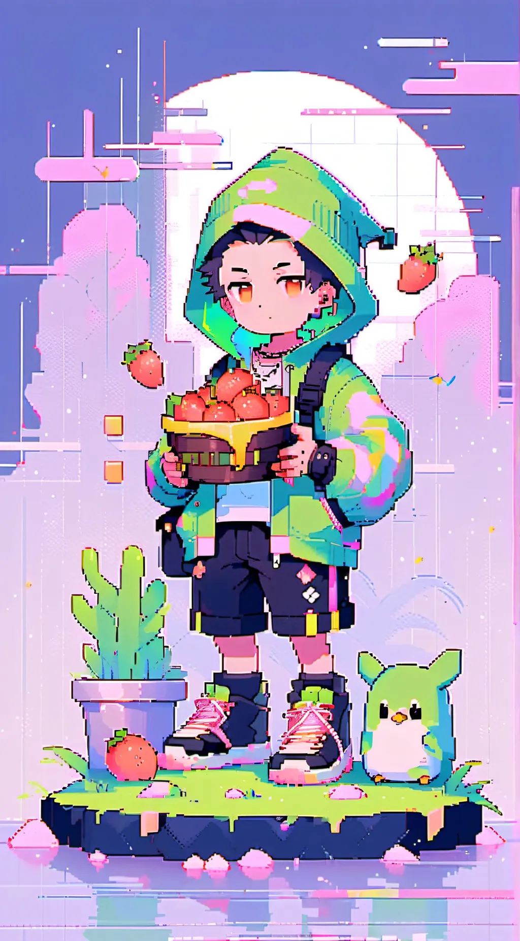 ai character: fat background