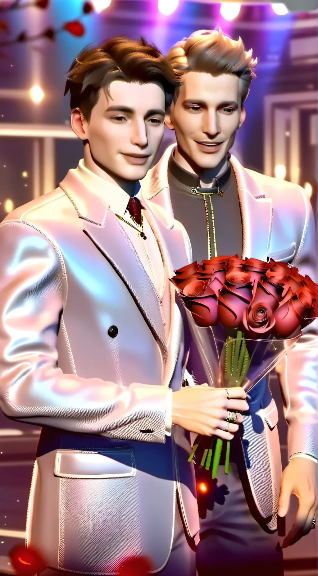 ai character: Joseph and Ben  background