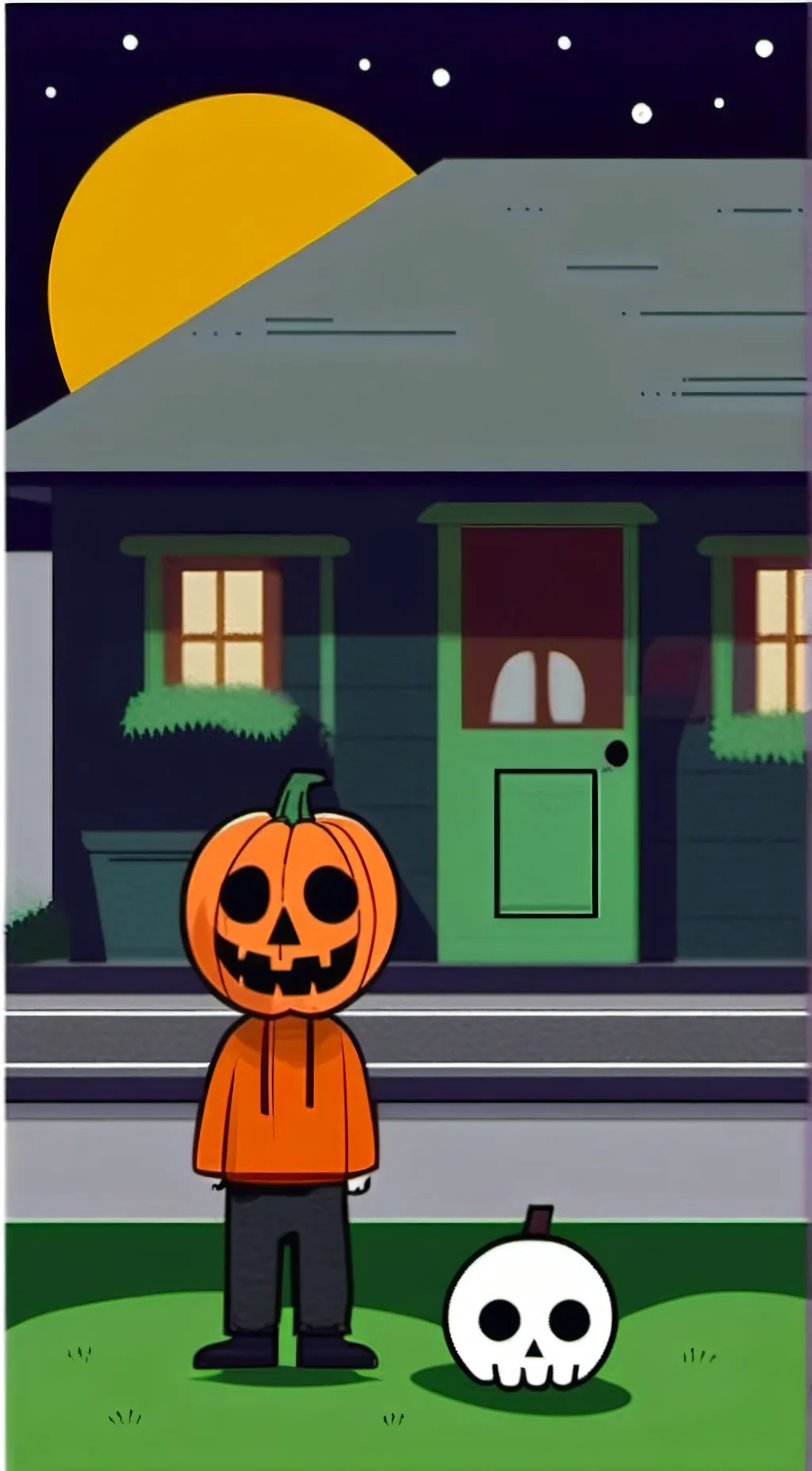 ai character: Skid and pump background