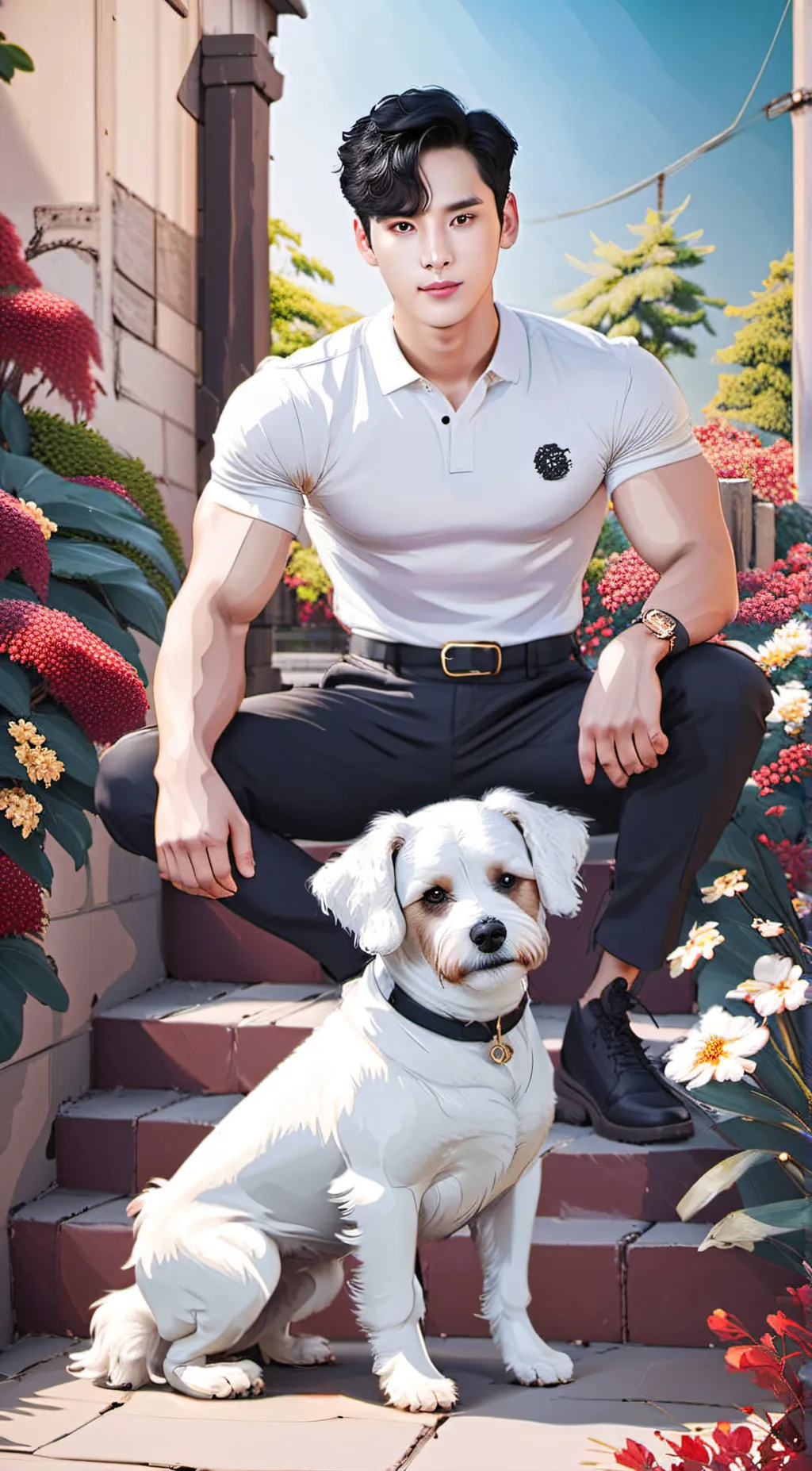 ai character: Kim Mingyu background