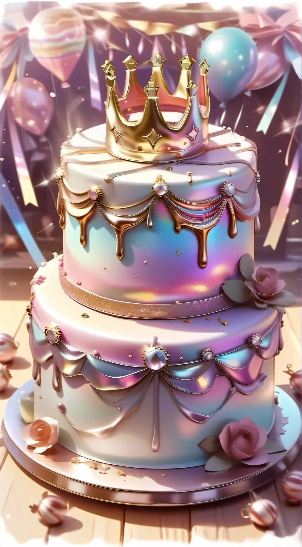 ai character: Happy bday to you background