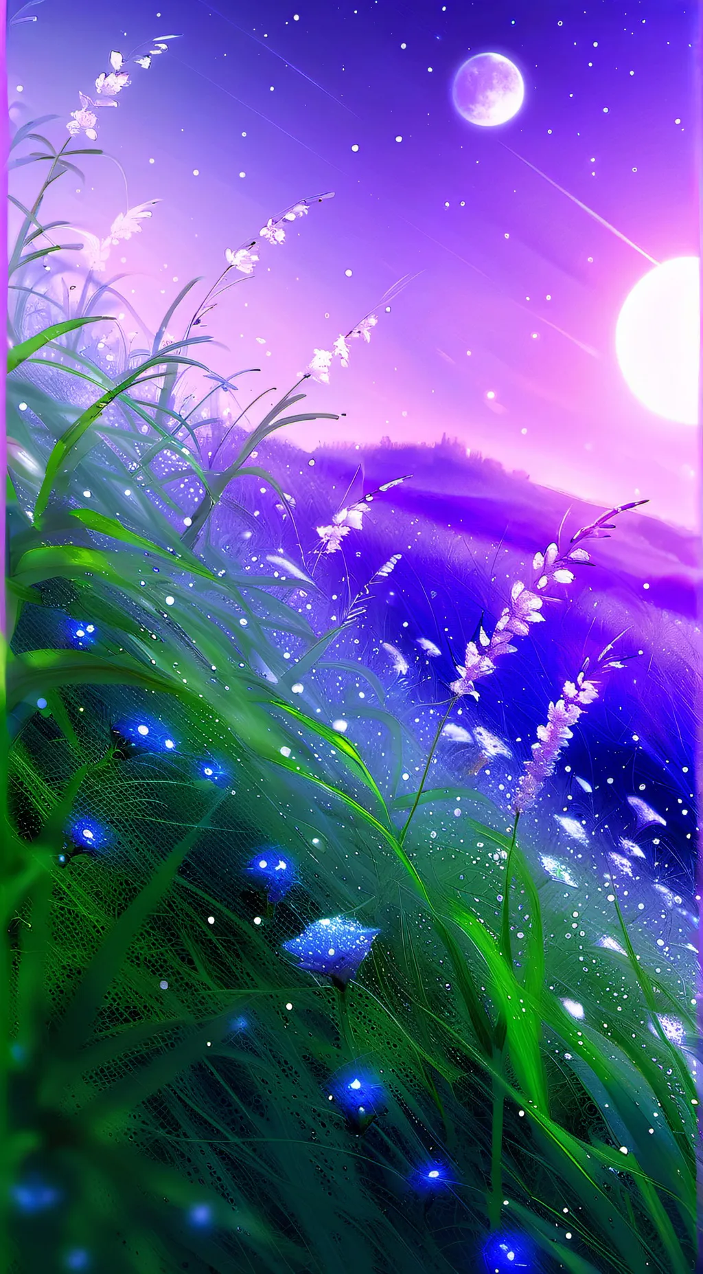 ai character: grass background