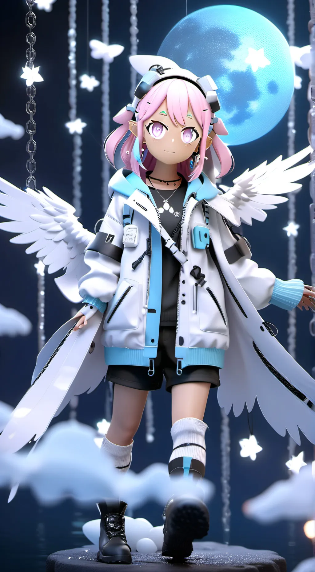 ai character: Mira background