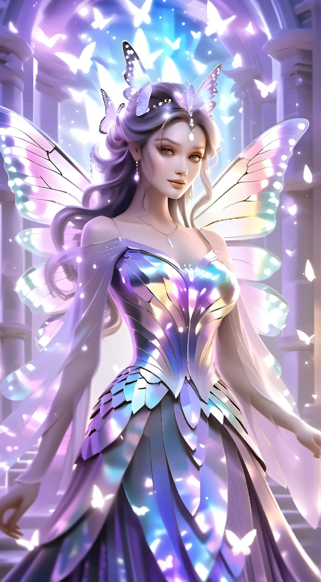 ai character: Princess Crystal background
